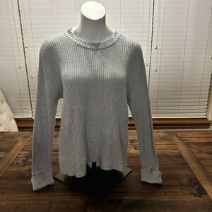 American Eagle Outfitters Heather Gray Knit Pullover